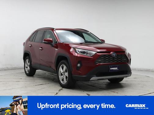 Red 2020 Toyota RAV4 Hybrid Limited