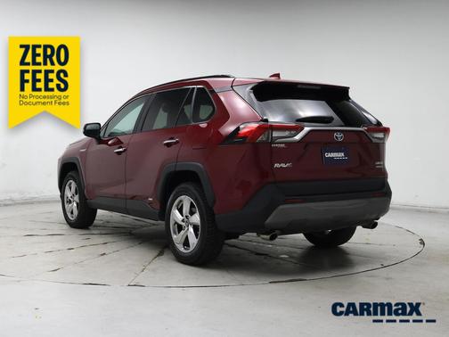 Red 2020 Toyota RAV4 Hybrid Limited