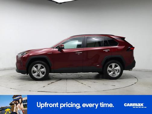 Red 2020 Toyota RAV4 Hybrid Limited