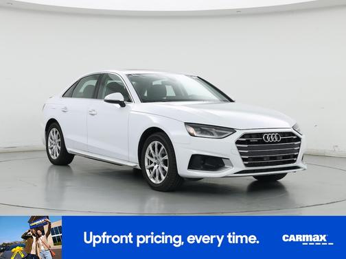 White 2021 Audi A4 Premium