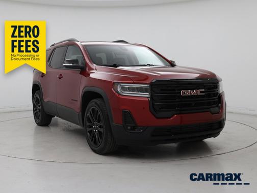 Red 2023 GMC Acadia SLT