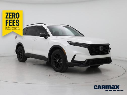 White 2025 Honda CR-V Hybrid Sport-L