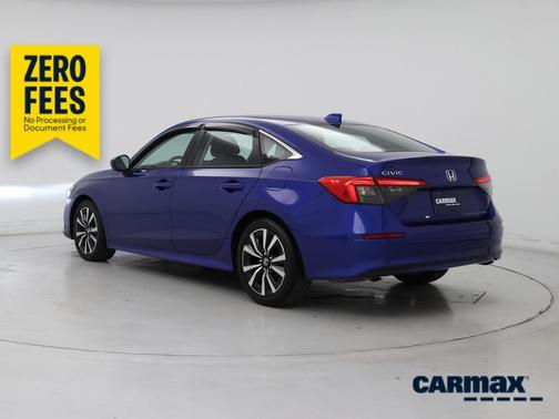 Blue 2022 Honda Civic EX