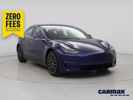 Blue 2020 Tesla Model 3 Long Range