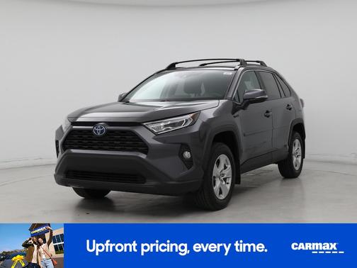 Gray 2021 Toyota RAV4 Hybrid XLE