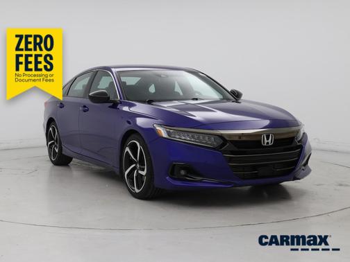 Blue 2022 Honda Accord Sport