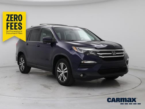 Blue 2017 Honda Pilot EX-L