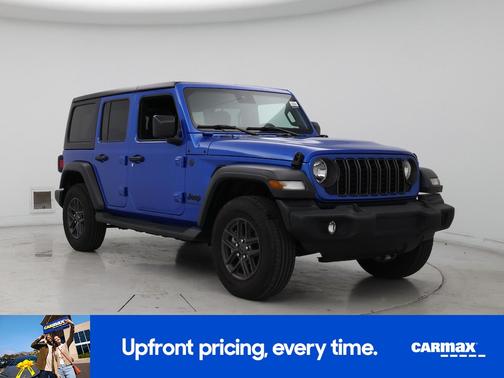 Blue 2024 Jeep Wrangler Sport S