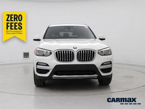 White 2019 BMW X3 XDrive30i