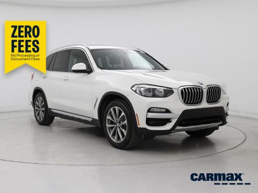 White 2019 BMW X3 XDrive30i