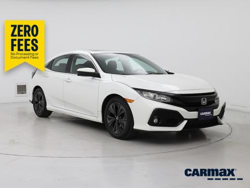 White 2018 Honda Civic EX