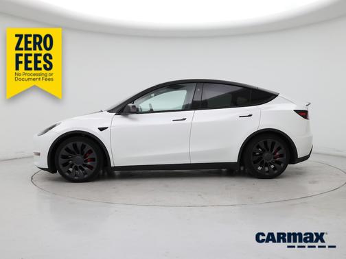 White 2024 Tesla Model Y Performance
