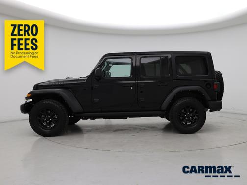 Black 2022 Jeep Wrangler Unlimited Willys