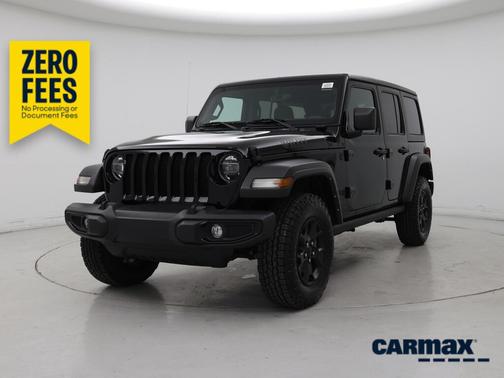 Black 2022 Jeep Wrangler Unlimited Willys