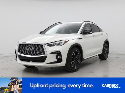 White 2023 INFINITI QX55 Sensory