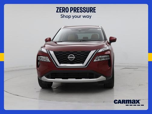 Red 2023 Nissan Rogue Platinum