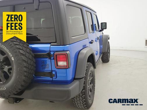 Blue 2021 Jeep Wrangler Unlimited Willys