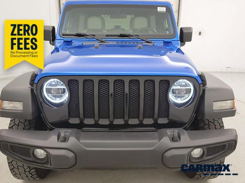 Blue 2021 Jeep Wrangler Unlimited Willys