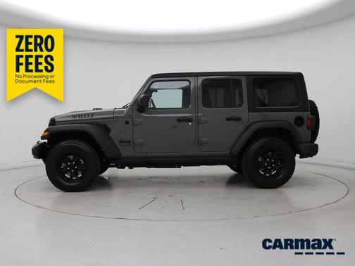 Gray 2021 Jeep Wrangler Unlimited Willys