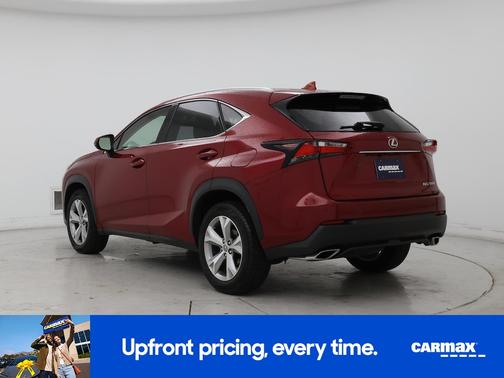 Red 2017 Lexus NX 200t