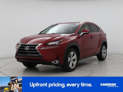 Red 2017 Lexus NX 200t