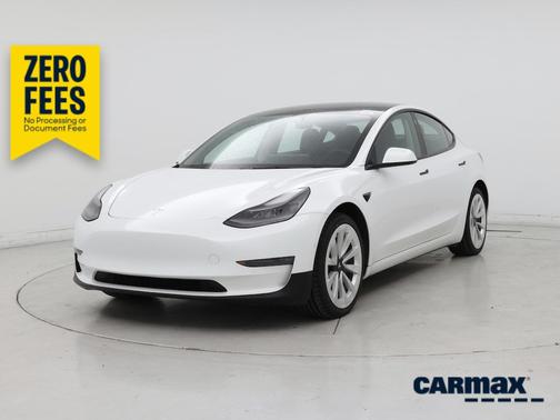 White 2022 Tesla Model 3 Long Range