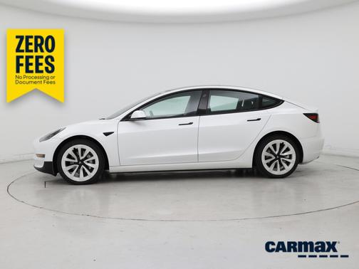 White 2022 Tesla Model 3 Long Range
