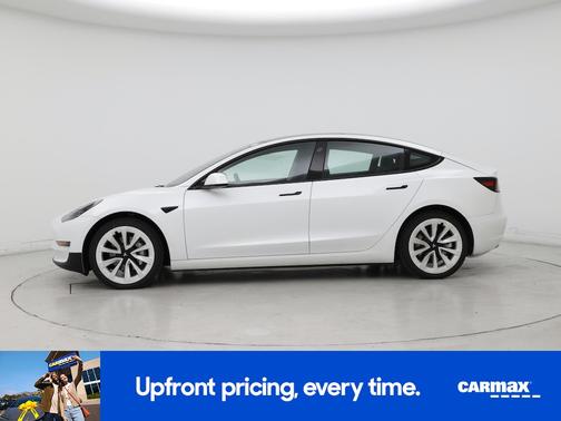 White 2022 Tesla Model 3 Long Range