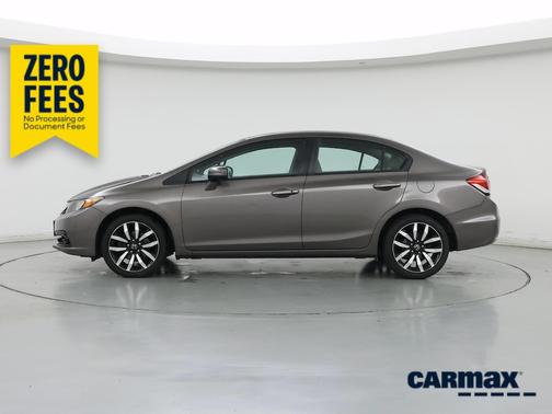 Brown 2014 Honda Civic LX