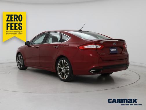 Red 2016 Ford Fusion Titanium