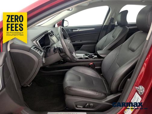 Red 2016 Ford Fusion Titanium