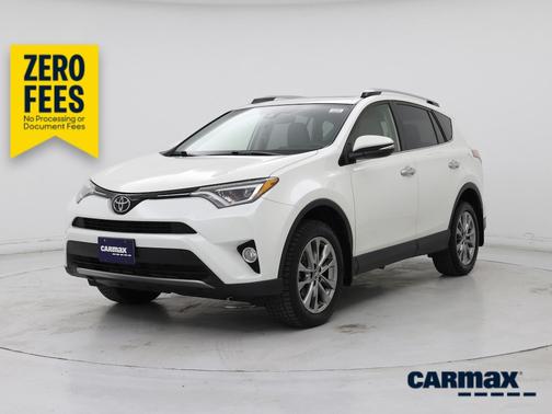 White 2018 Toyota RAV4 Limited