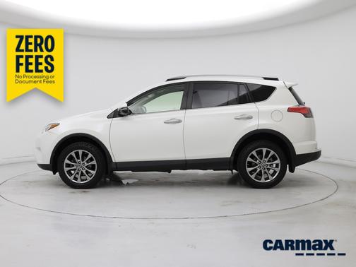 White 2018 Toyota RAV4 Limited