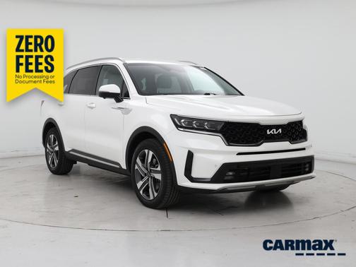 White 2024 Kia Sorento Hybrid SX Prestige