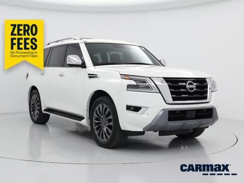 White 2024 Nissan Armada Platinum