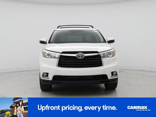 White 2016 Toyota Highlander Hybrid Limited Platinum