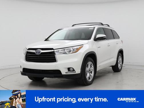 White 2016 Toyota Highlander Hybrid Limited Platinum