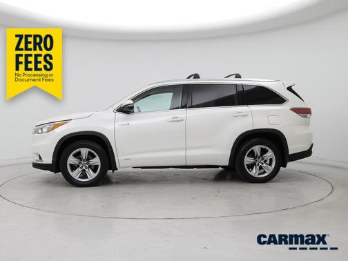 White 2016 Toyota Highlander Hybrid Limited Platinum