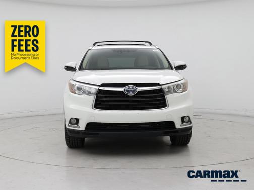 White 2016 Toyota Highlander Hybrid Limited Platinum