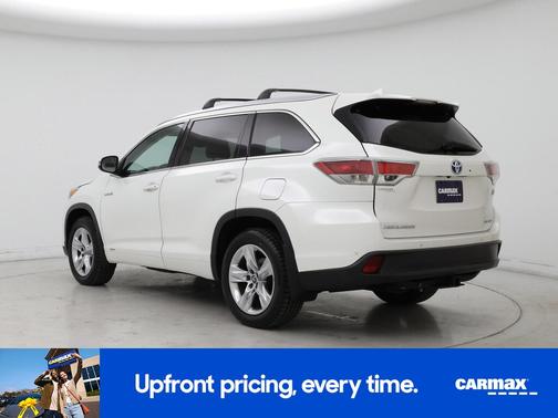 White 2016 Toyota Highlander Hybrid Limited Platinum