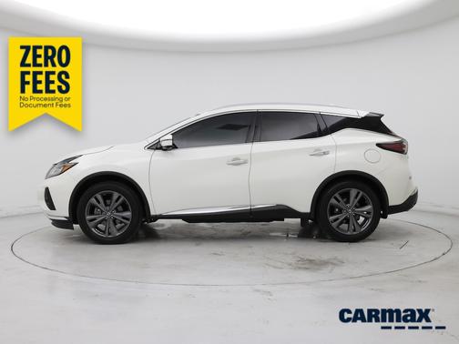 White 2020 Nissan Murano Platinum