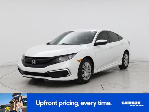 White 2020 Honda Civic LX