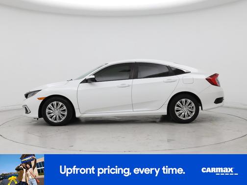 White 2020 Honda Civic LX