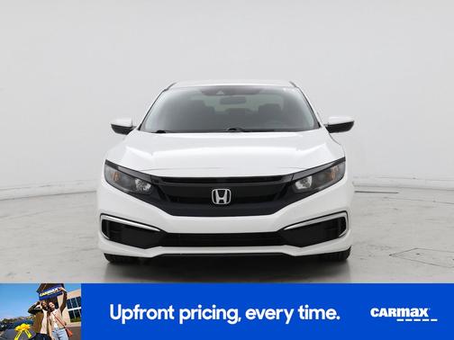 White 2020 Honda Civic LX
