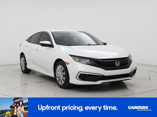 White 2020 Honda Civic LX
