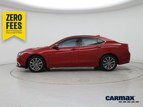 Red 2020 Acura TLX