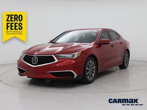 Red 2020 Acura TLX