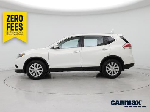 White 2014 Nissan Rogue S