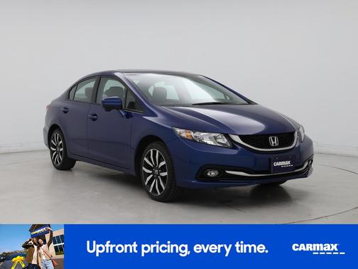 Blue 2014 Honda Civic EX-L