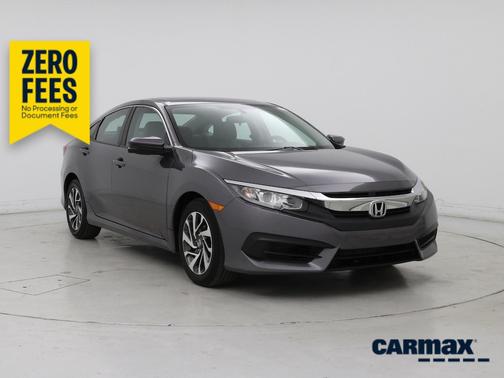 Gray 2018 Honda Civic EX